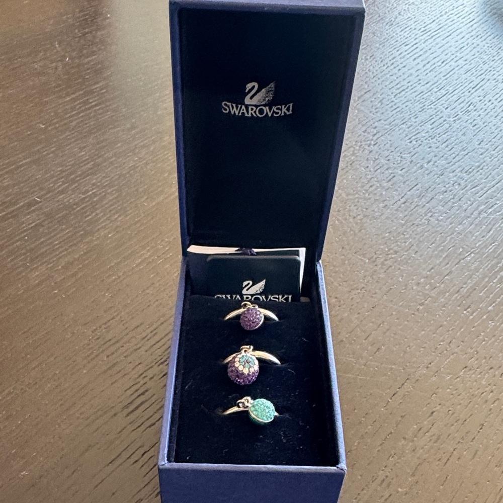 Swarovski Hawai ring set